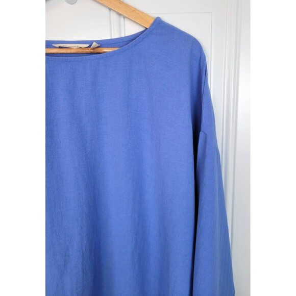 Soft Surroundings Plus Size Popover Top Size 1X 3/4 Length Sleeves Minim… - Picture 2 of 6